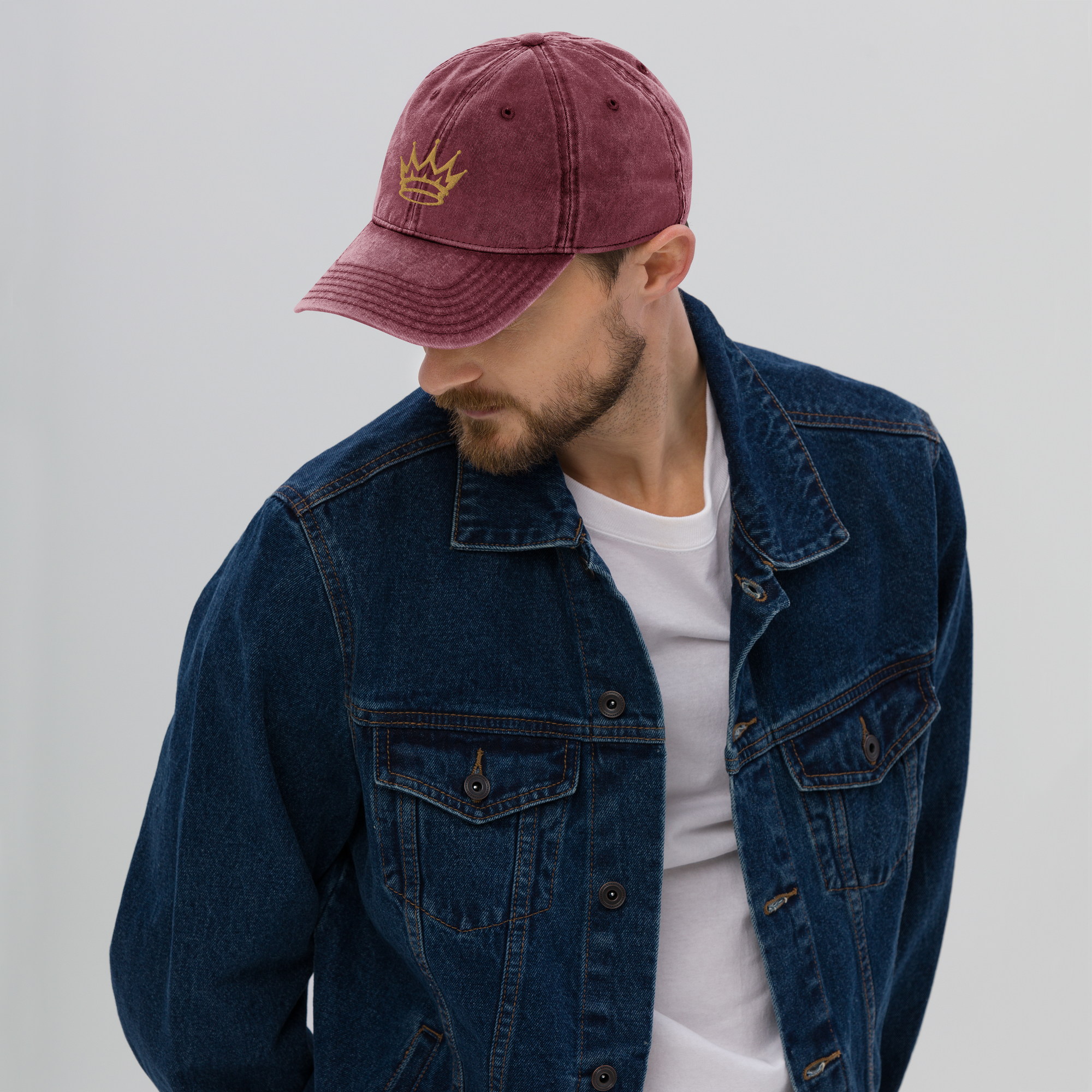 Gorra Dad Hat PDD - Algodón Vintage Premium | Colección "Descendientes del Rey" | Gorro Cristiano Bordado Unisex